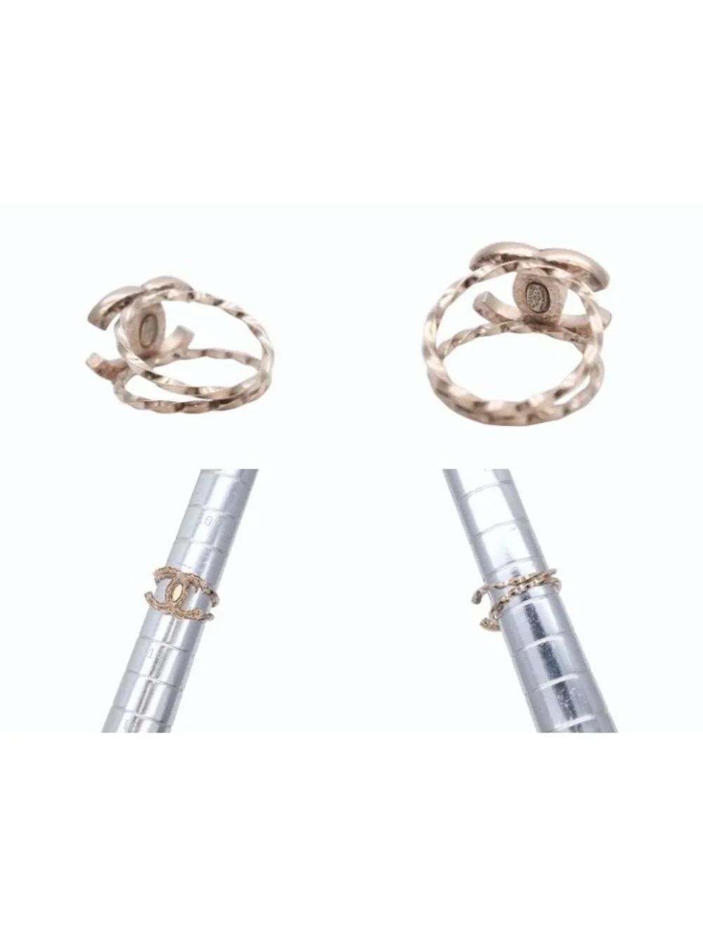 Chanel CC Logo Ring Gold